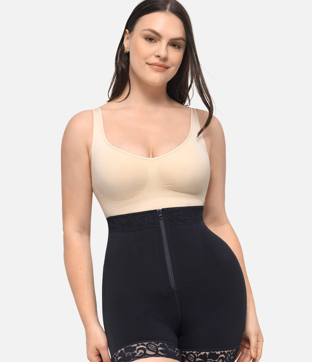 Short Modelador Bela - Fecho Frontal