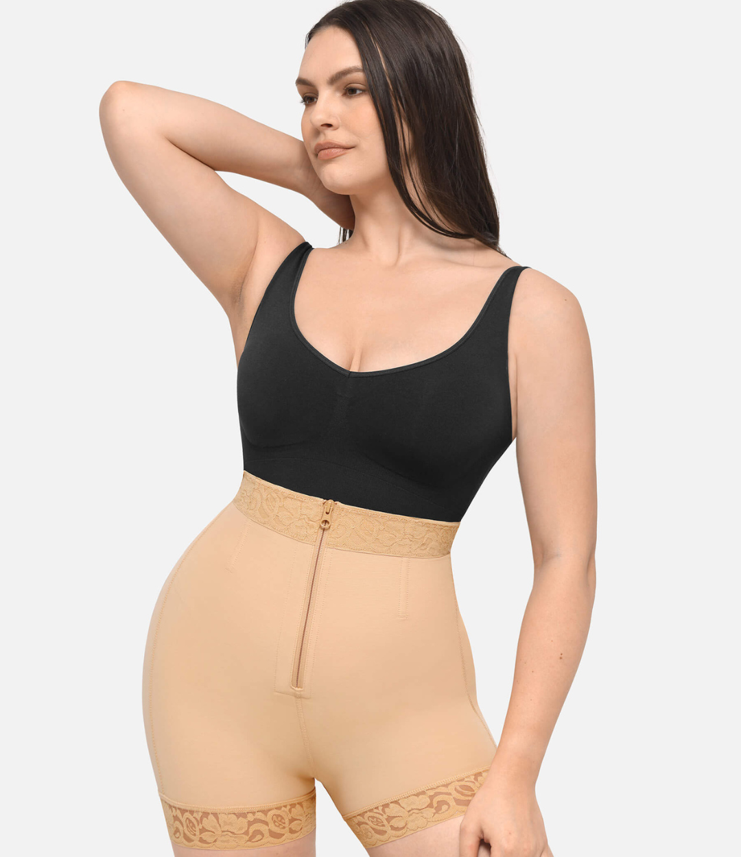 Short Modelador Bela - Fecho Frontal