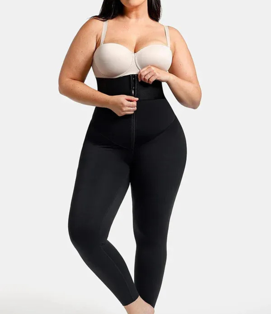 Legging Modeladora Bela - Cós Alto com Zíper Frontal