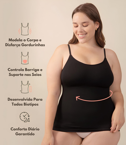 Regata Modeladora CamiShaper - Sustenta e Modela com Conforto
