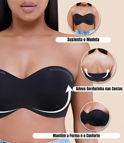Sutiã Bela Tomara que Caia - Sustentação Perfeita Sem Alças