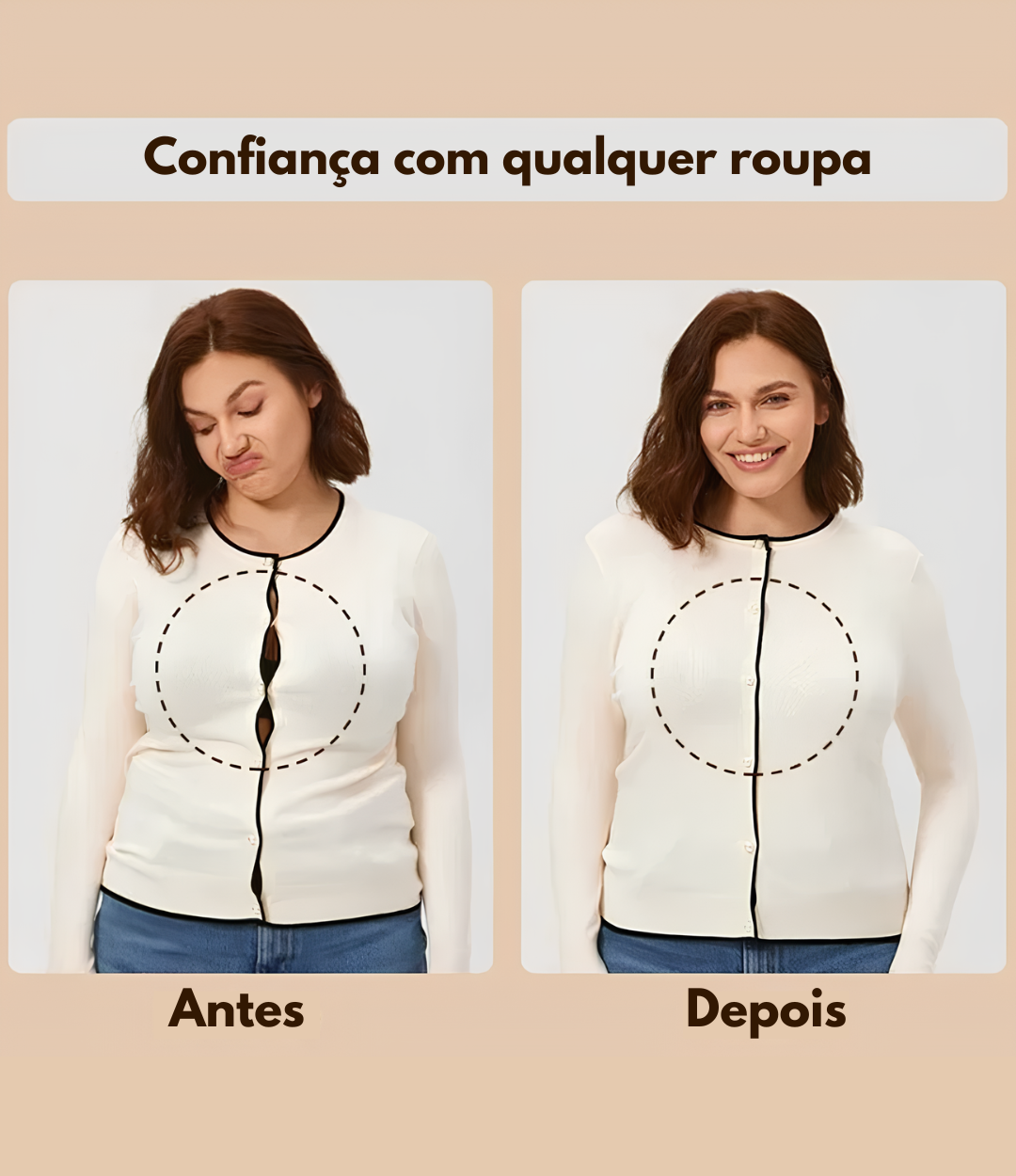 Sutiã Bela Tomara que Caia - Sustentação Perfeita Sem Alças